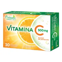 Vitamina C 500mg, 30 comprimate, Naturalis