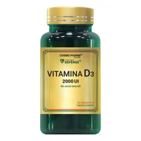 Vitamina D3 2000 UI, 60 capsule, Cosmo Pharm