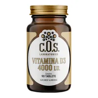 Vitamina D3 4000 IU, 90 tablete, COS Laboratories