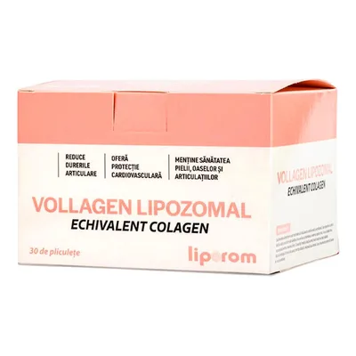 Colagen lipozomal Vollagen, 30 plicuri, Liporom