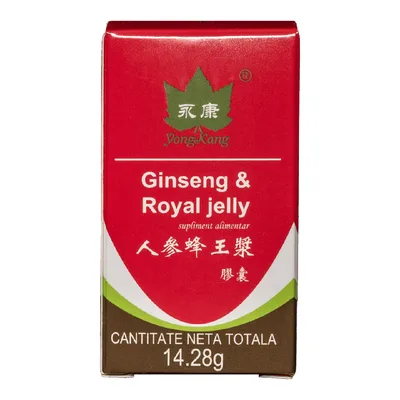 Ginseng + Royal Jelly, 30 capsule, Yong Kang