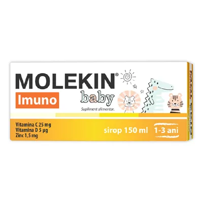 Molekin Imuno Baby sirop 1–3 ani, 150 ml, Zdrovit
