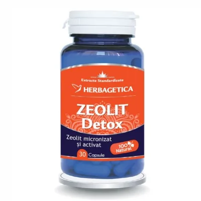 Zeolit Detox, Herbagetica | 60 capsule