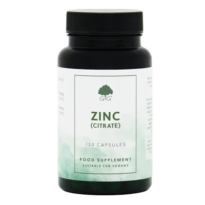 Zinc (citrat) 15 mg,  120 capsule, G&G Vitamins